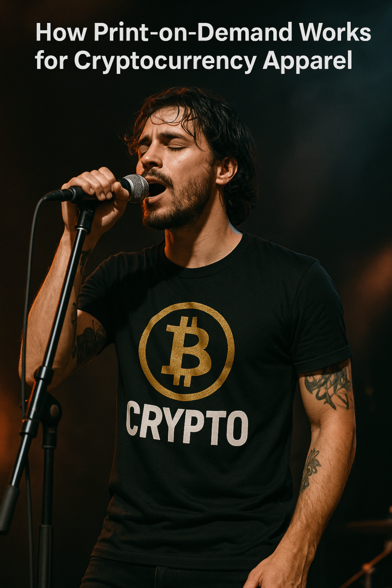 Cryptocurrency Apparel in podstorify